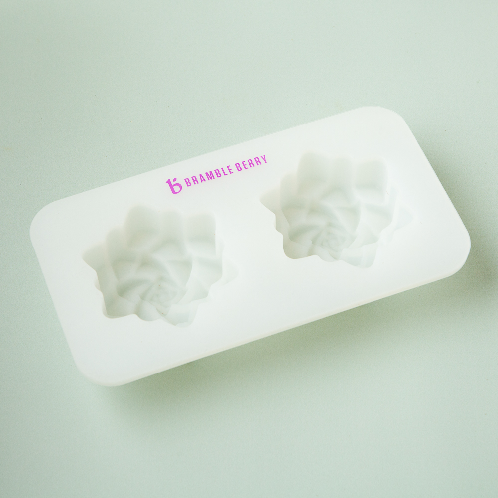 2 Cavity Succulent Silicone Mold image number null